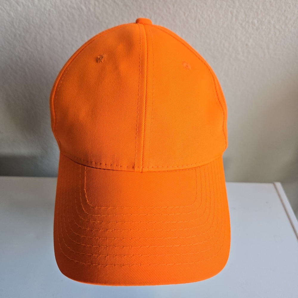Signatures Safety Orange‎ Hunting Snapback Baseball Cap Hat Outdoors Hi Vis